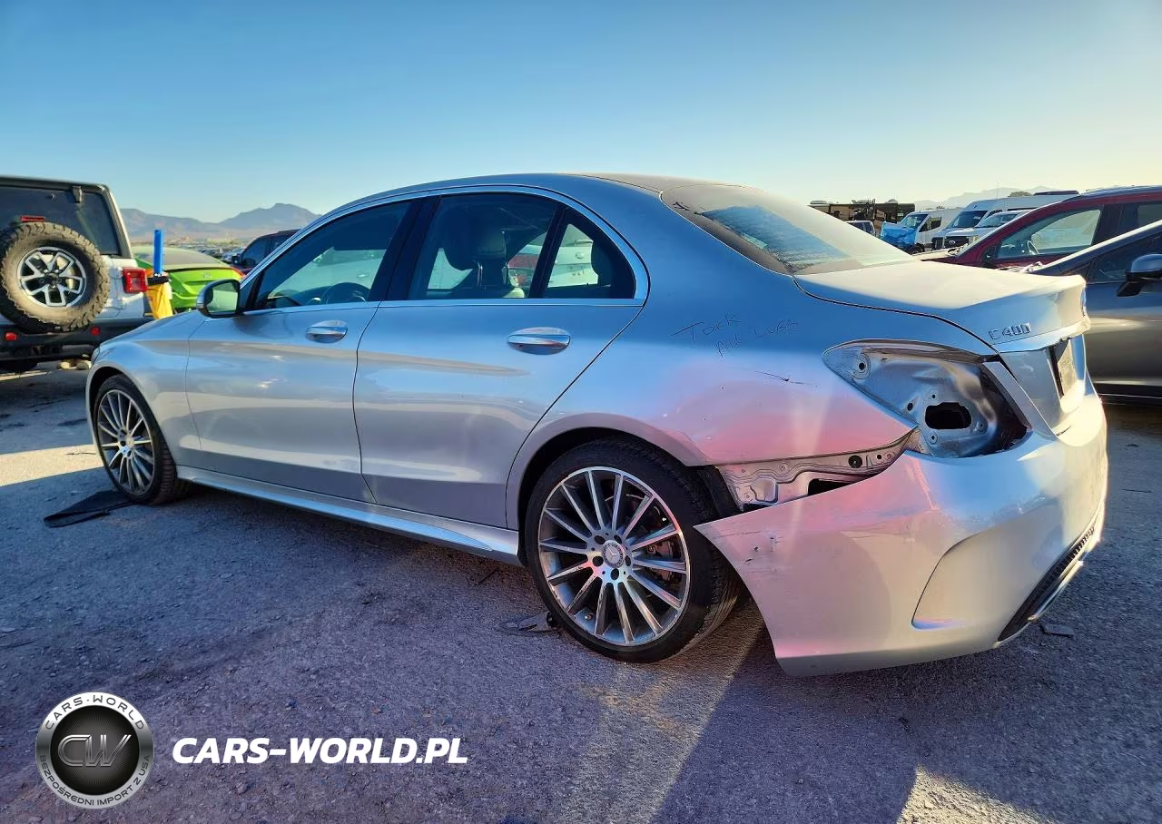 2015 Mercedes-Benz C 400 4Matic VIN:55SWF6GB6FU026842 - 2