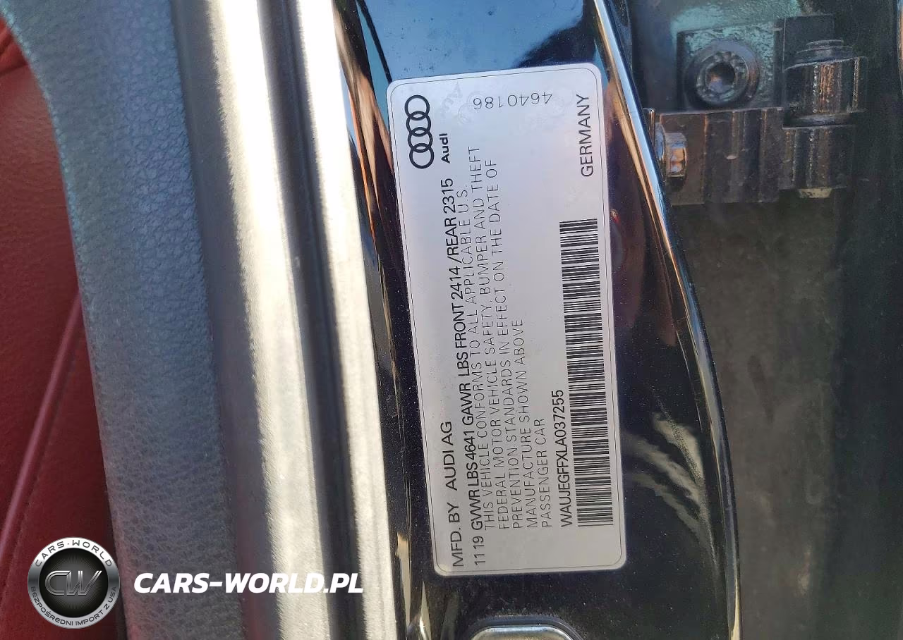 2020 Audi A3 S-Line Premium Plus VIN:WAUJEGFFXLA037255 - 12