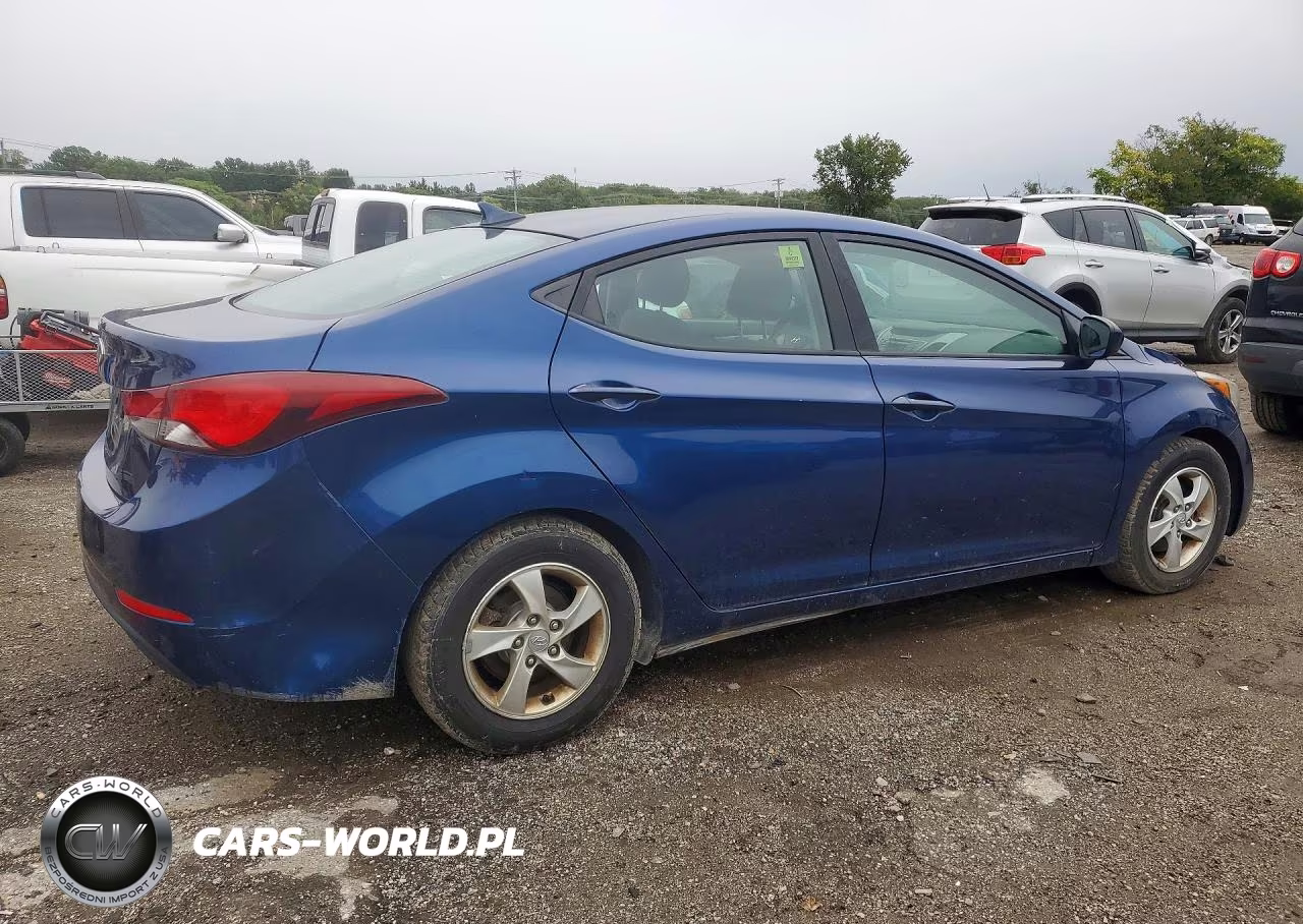 2015 Hyundai Elantra Se VIN:5NPDH4AE4FH586645 - 3