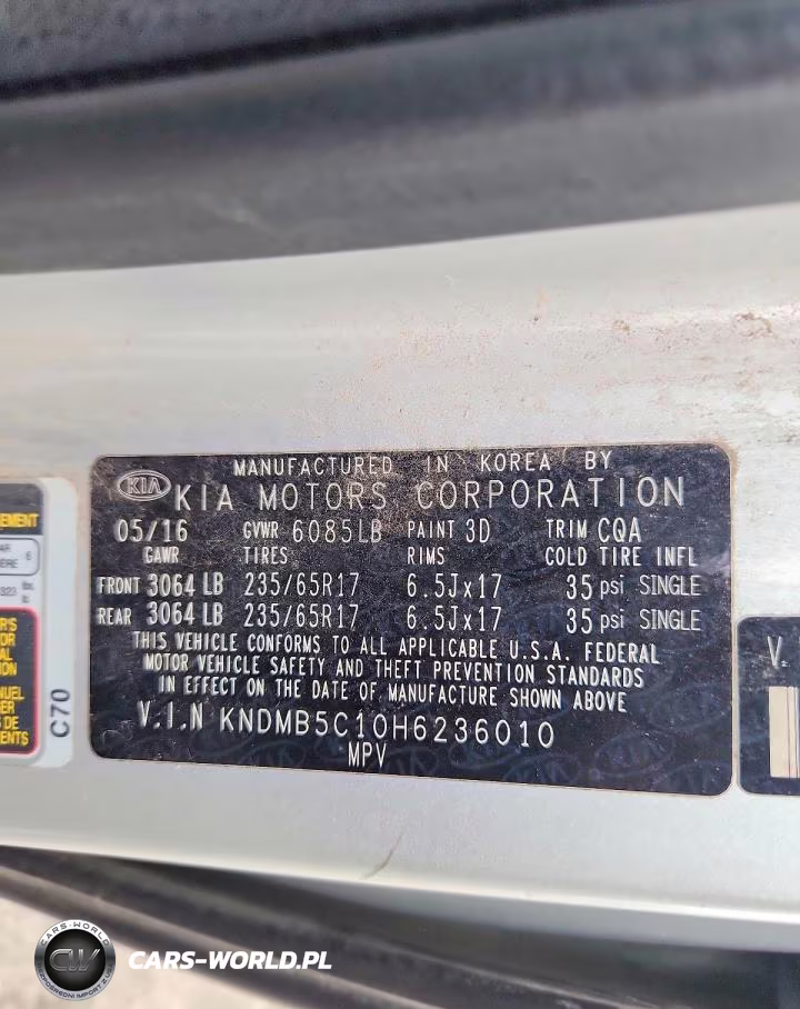 2017 Kia Sedona Lx VIN:KNDMB5C10H6236010 - 13