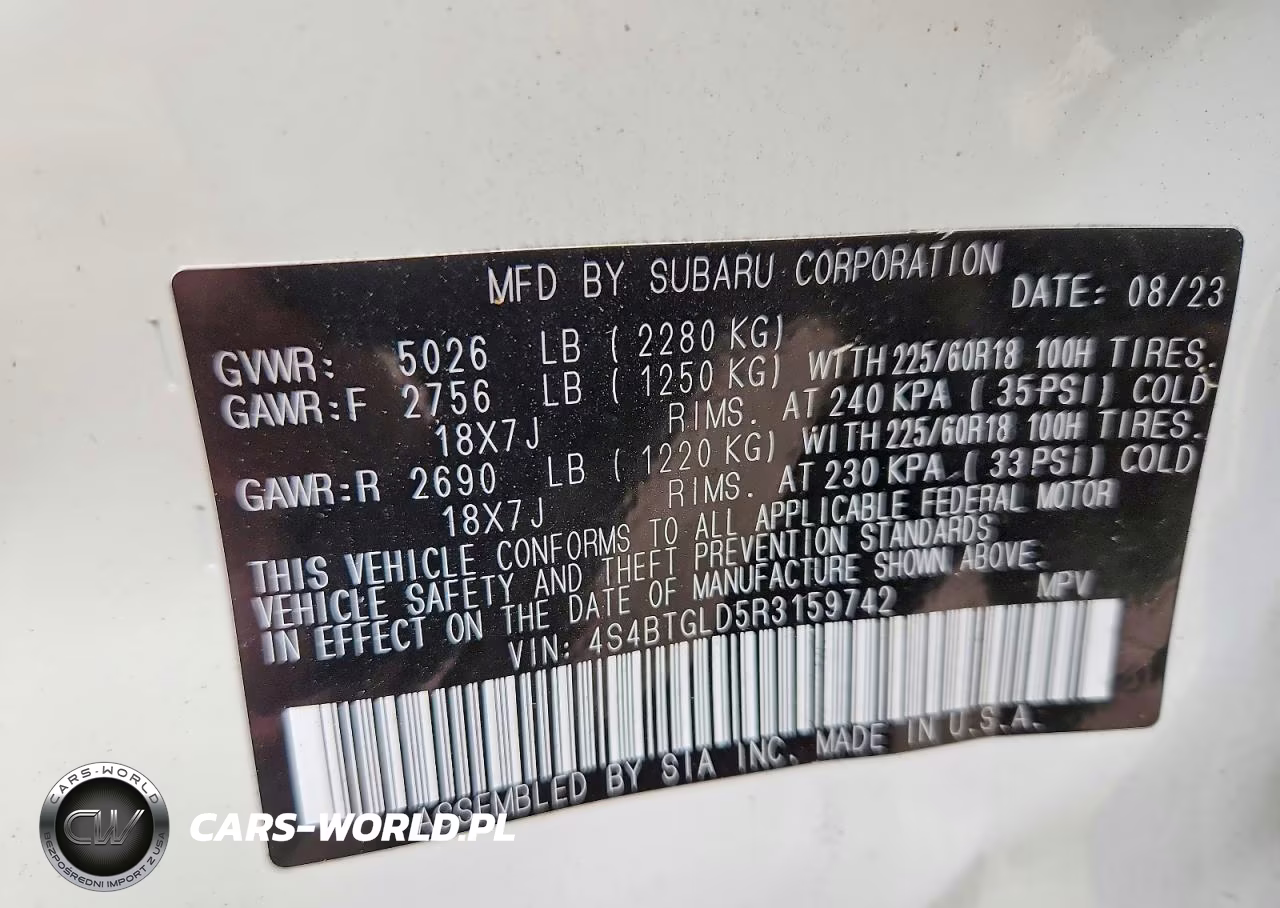 2024 Subaru Outback Onyx Edition Xt VIN:4S4BTGLD5R3159742 - 13