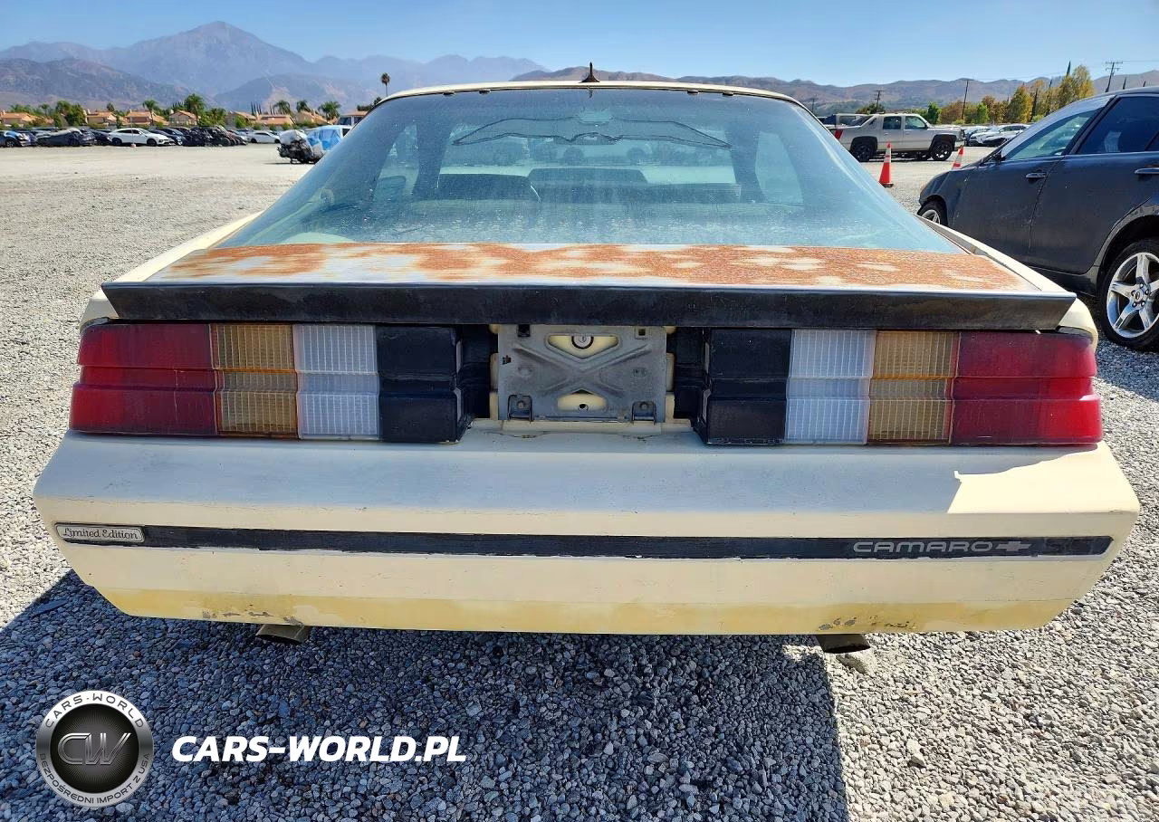 1985 Chevrolet Camaro Ss VIN:1G1FP87H5FL412253 - 6