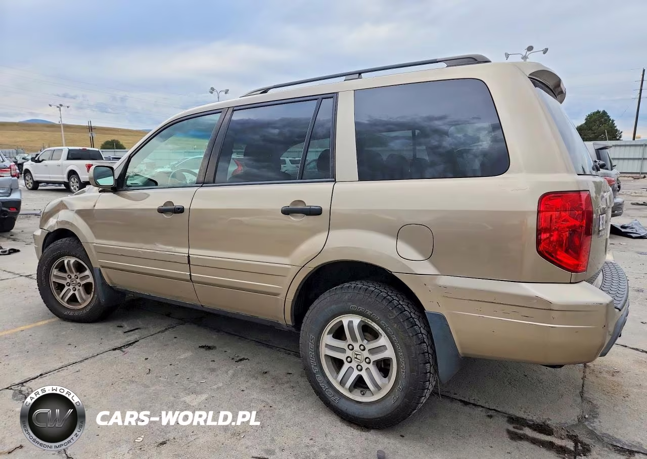 2005 Honda Pilot Exl VIN:2HKYF18565H538252 - 2
