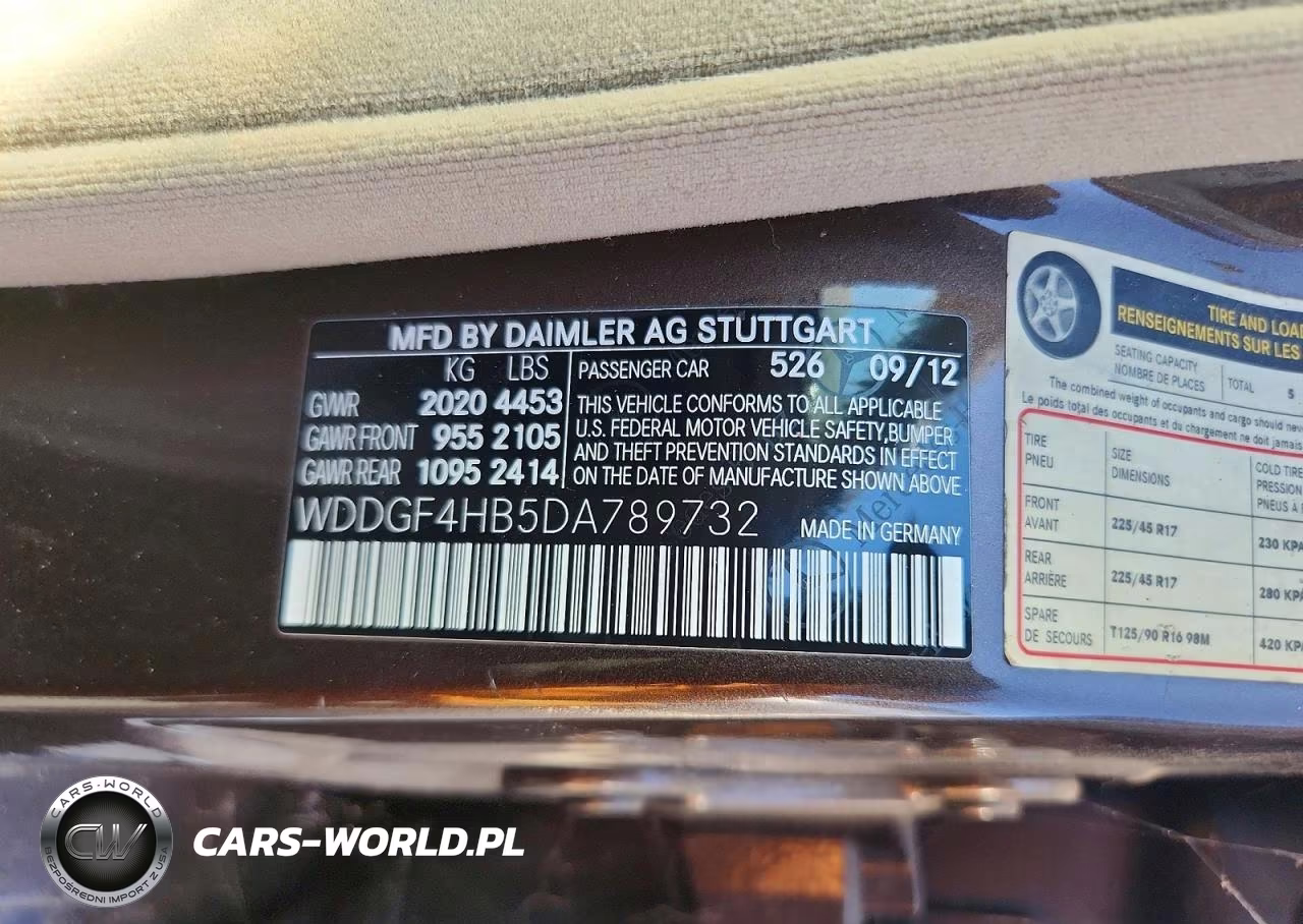 2013 Mercedes-Benz C 250 VIN:WDDGF4HB5DA789732 - 12
