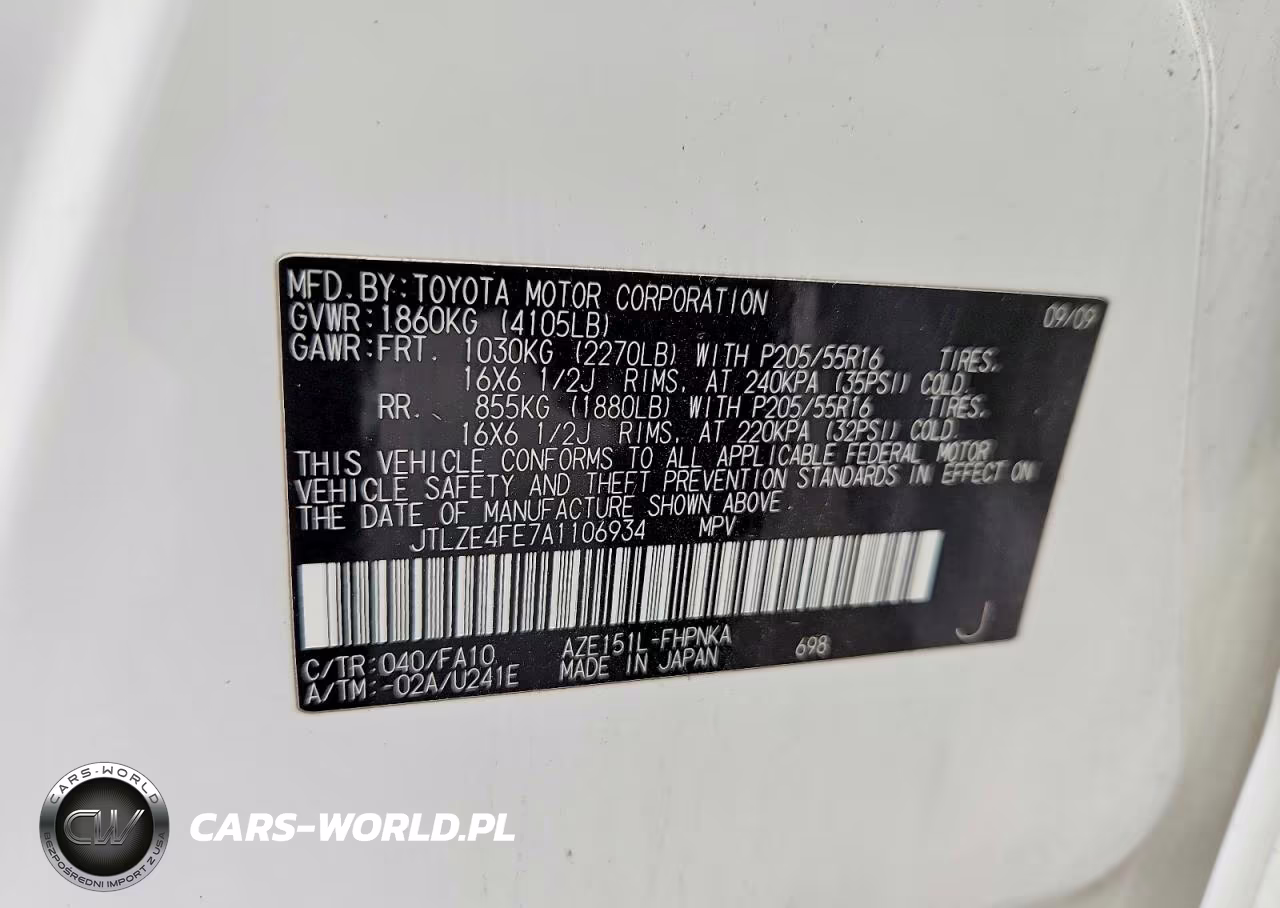 2010 Scion Xb Base VIN:JTLZE4FE7A1106934 - 12