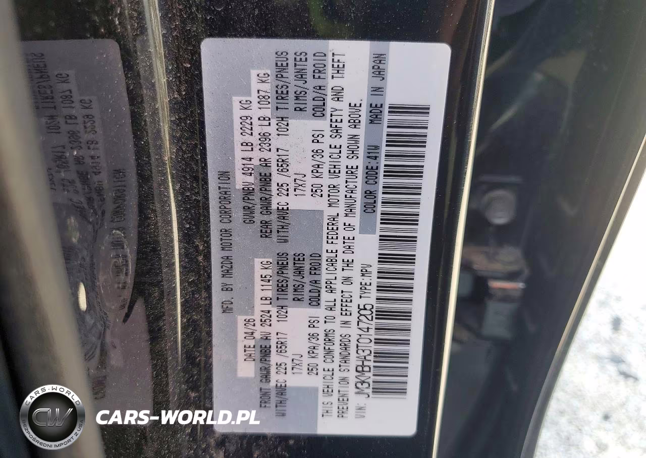 2026 Mazda Cx-5 Select VIN:JM3KMBHA3T0147205 - 13