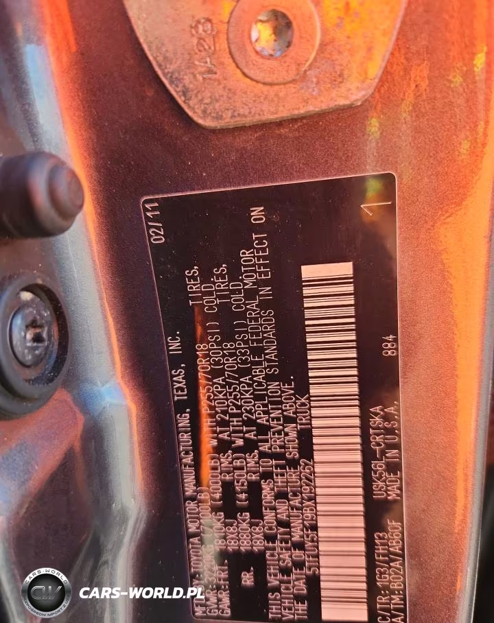 2011 Toyota Tundra Double Cab Sr5 VIN:5TFUY5F19BX192262 - 12