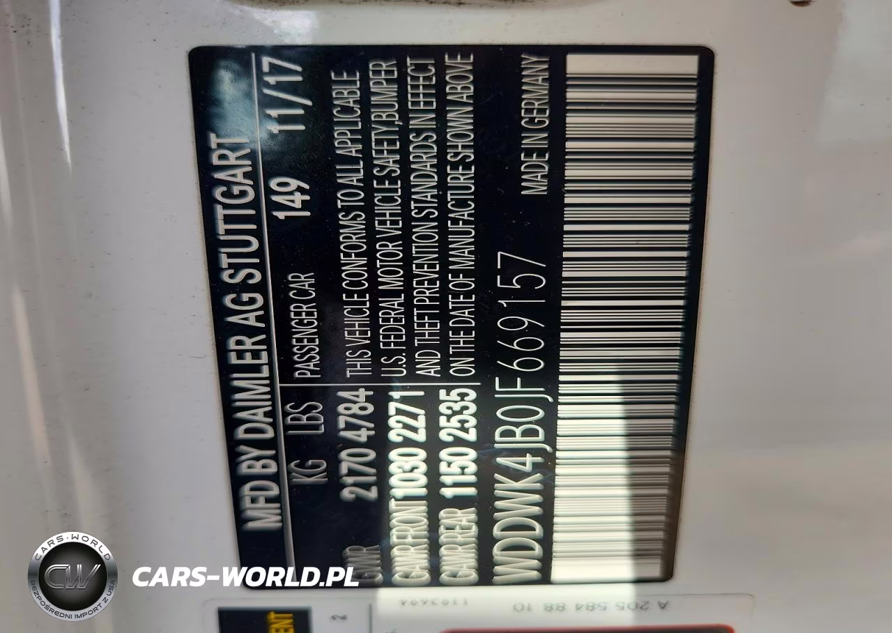 2018 Mercedes-Benz C 300 VIN:WDDWK4JB0JF669157 - 12