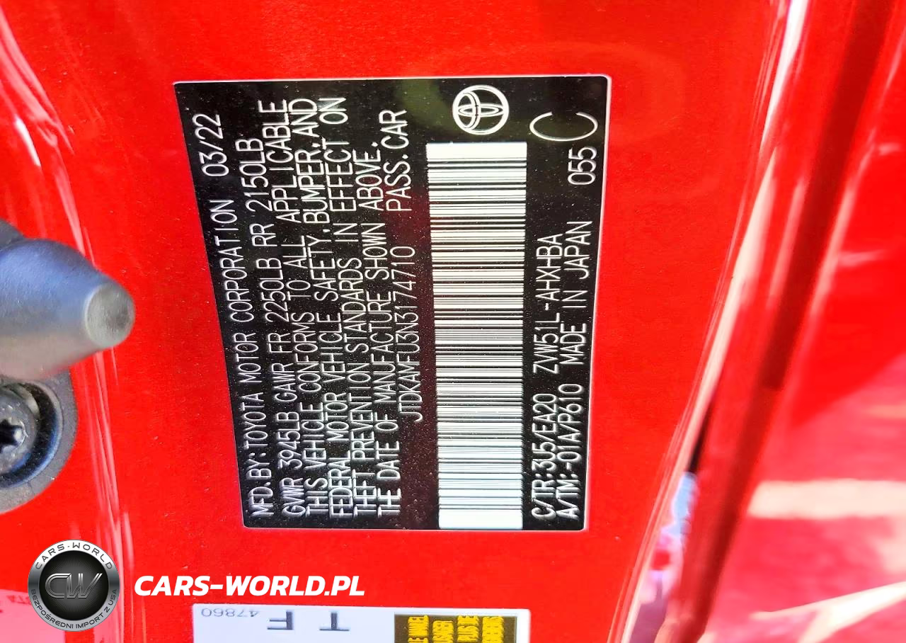 2022 Toyota Prius Xle VIN:JTDKAMFU3N3174710 - 12
