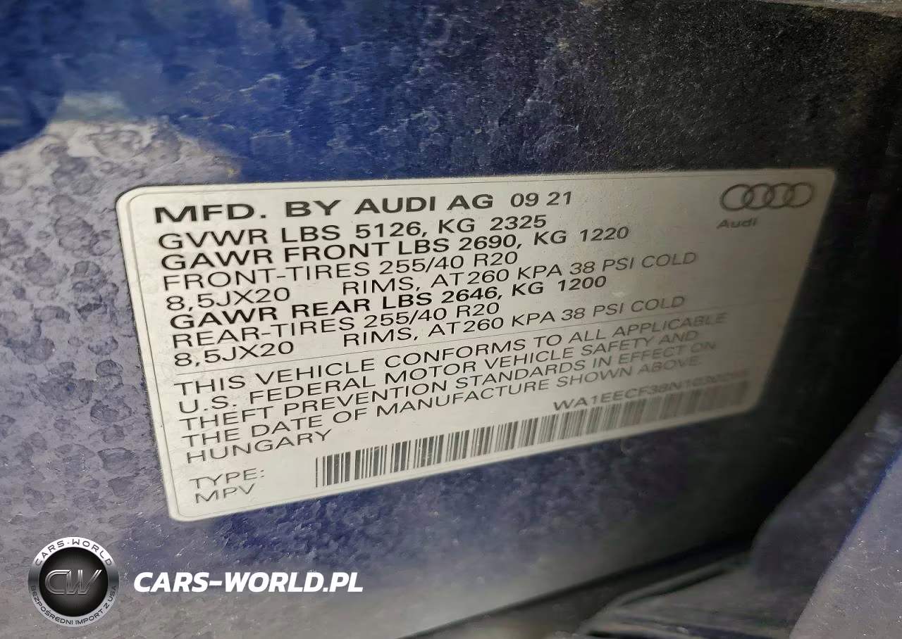 2022 Audi Q3 Premium Plus S Line 45 VIN:WA1EECF38N1030255 - 13