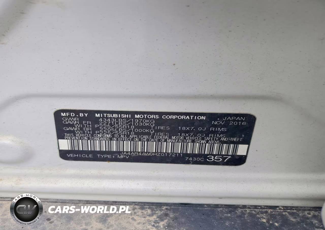 2017 Mitsubishi Outlander Sport Sel VIN:JA4AR4AW0HZ017211 - 12