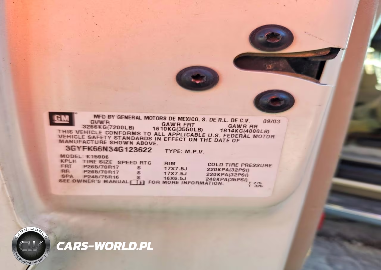 2004 Cadillac Escalade Esv VIN:3GYFK66N34G123622 - 14