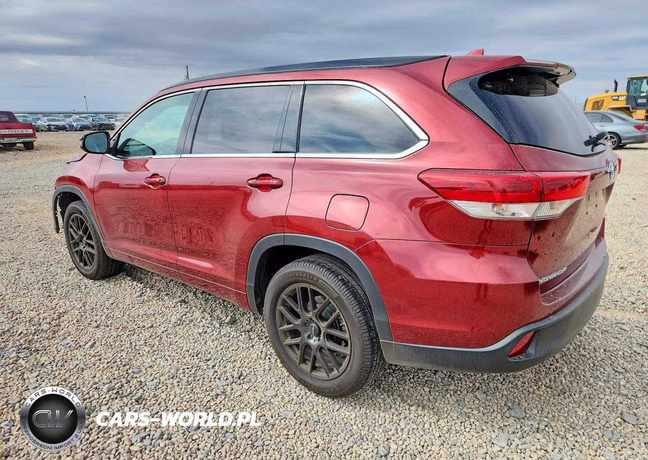 2018 Toyota Highlander Se VIN:5TDKZRFH0JS535974 - 2