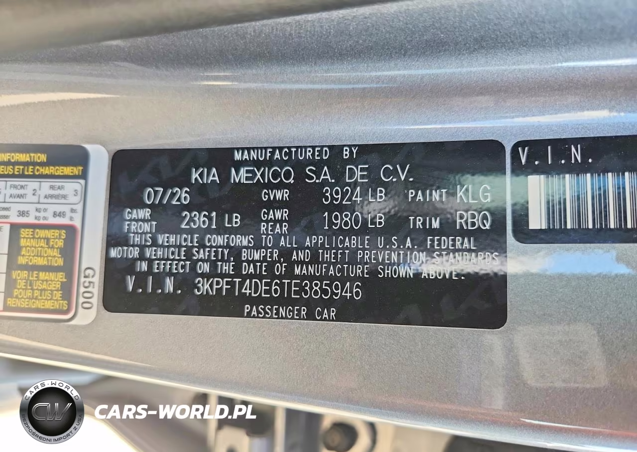2026 Kia K4 Lxs VIN:3KPFT4DE6TE385946 - 13