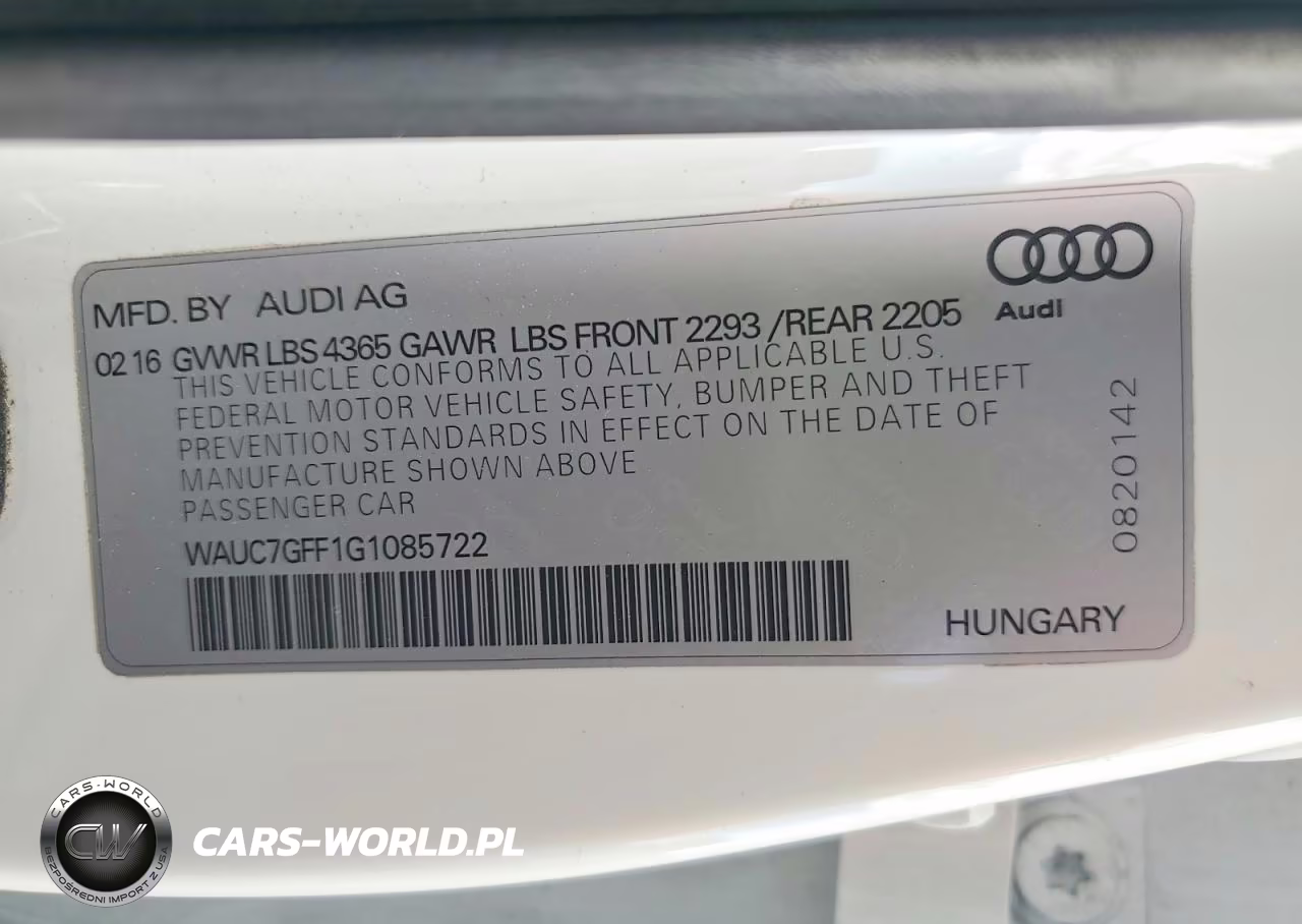 2016 Audi A3 Premium Plus VIN:WAUC7GFF1G1085722 - 13