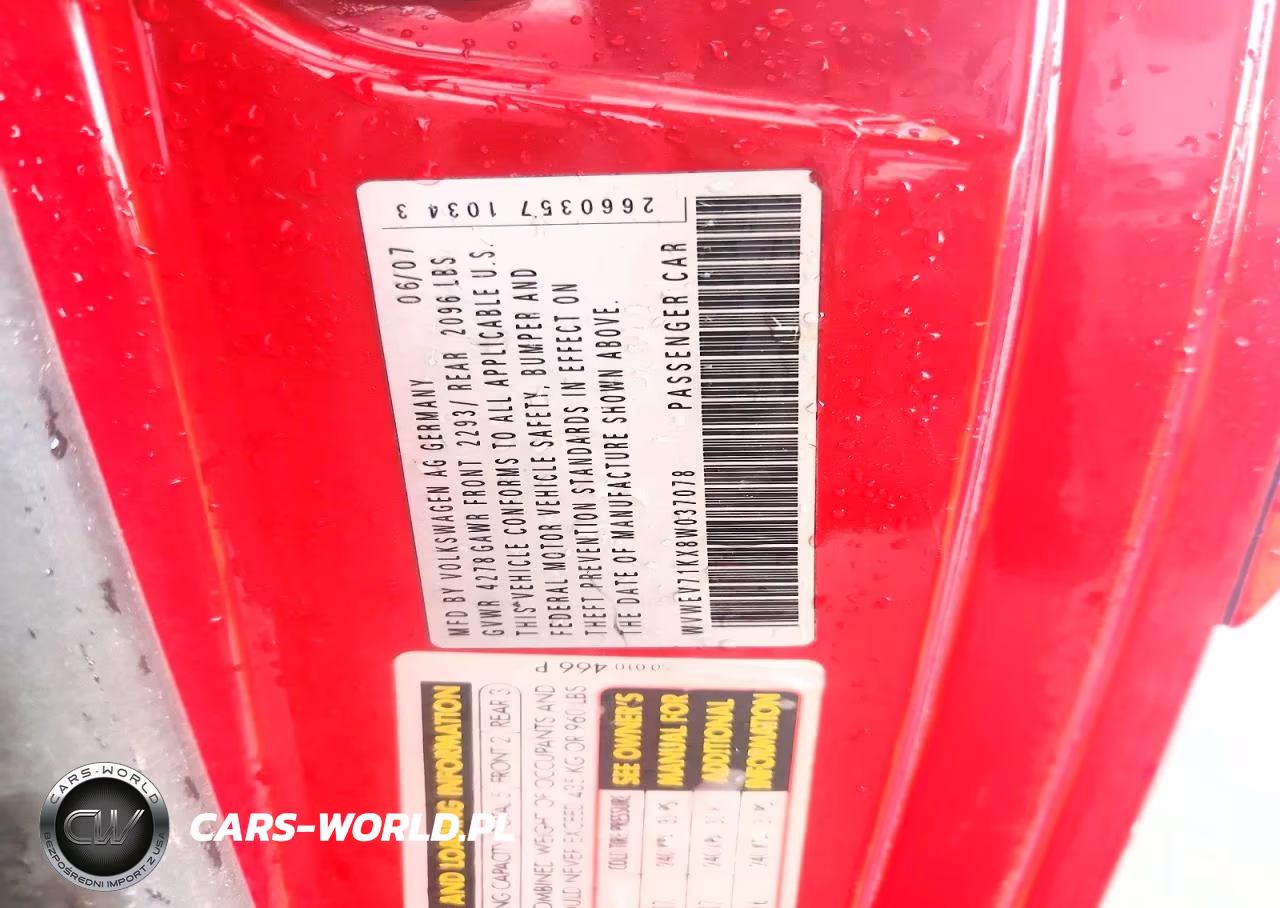 2008 Volkswagen Gti VIN:WVWEV71KX8W037078 - 12