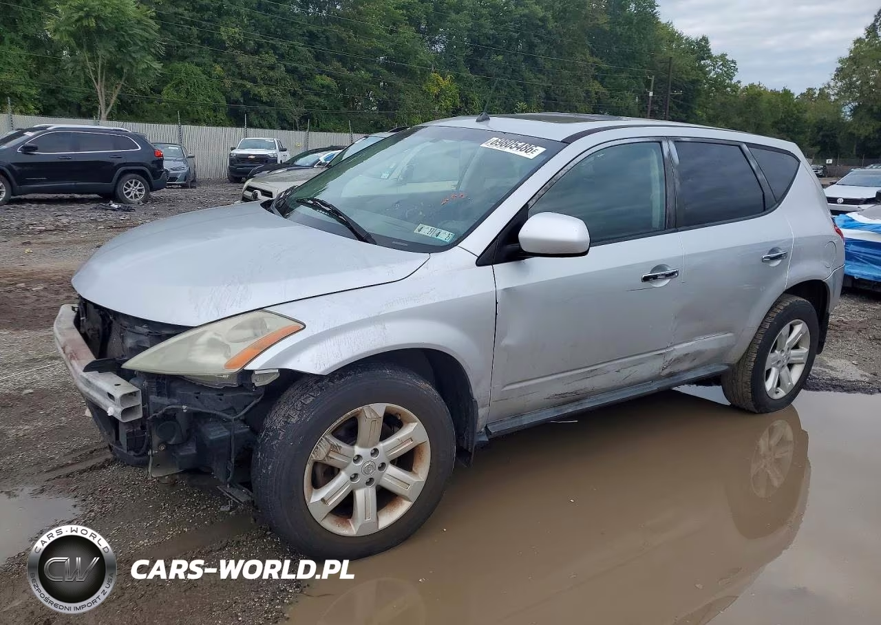 2007 Nissan Murano S VIN:JN8AZ08W97W613443 - 1