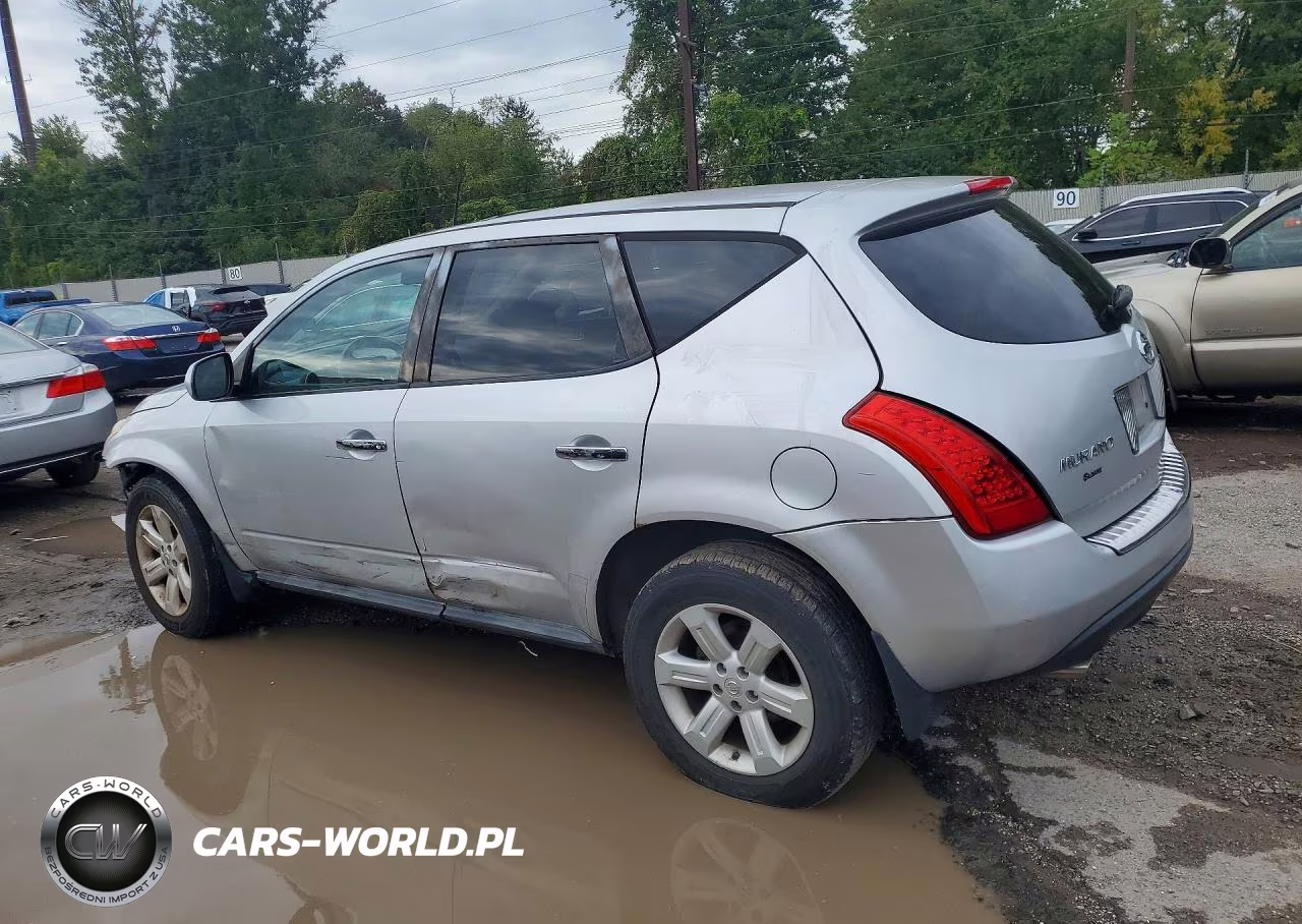 2007 Nissan Murano S VIN:JN8AZ08W97W613443 - 2
