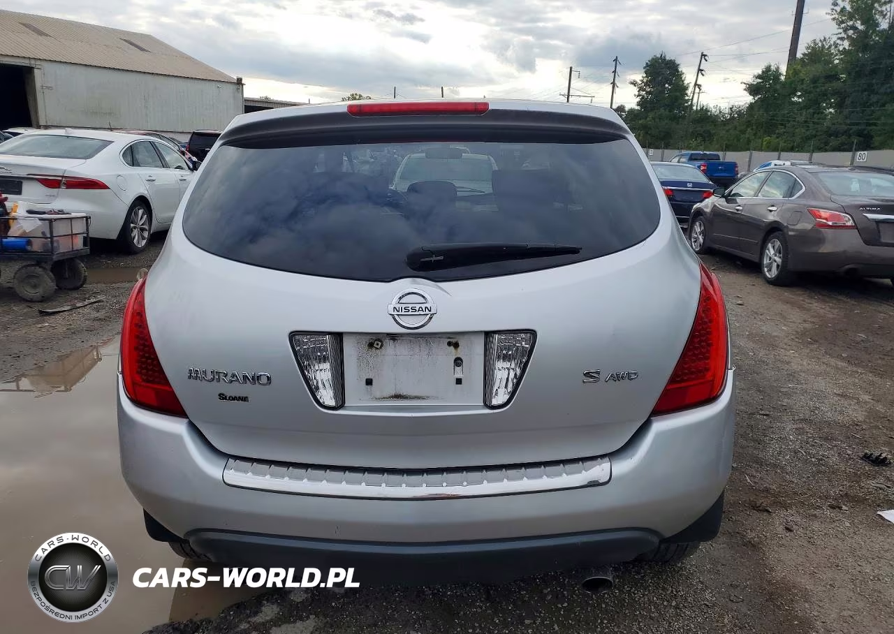 2007 Nissan Murano S VIN:JN8AZ08W97W613443 - 6