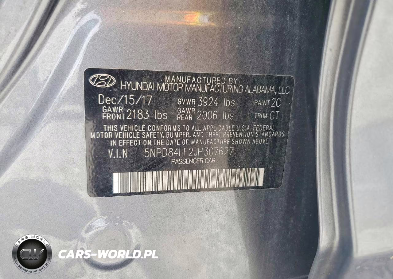 2018 Hyundai Elantra Value Edition VIN:5NPD84LF2JH307627 - 12