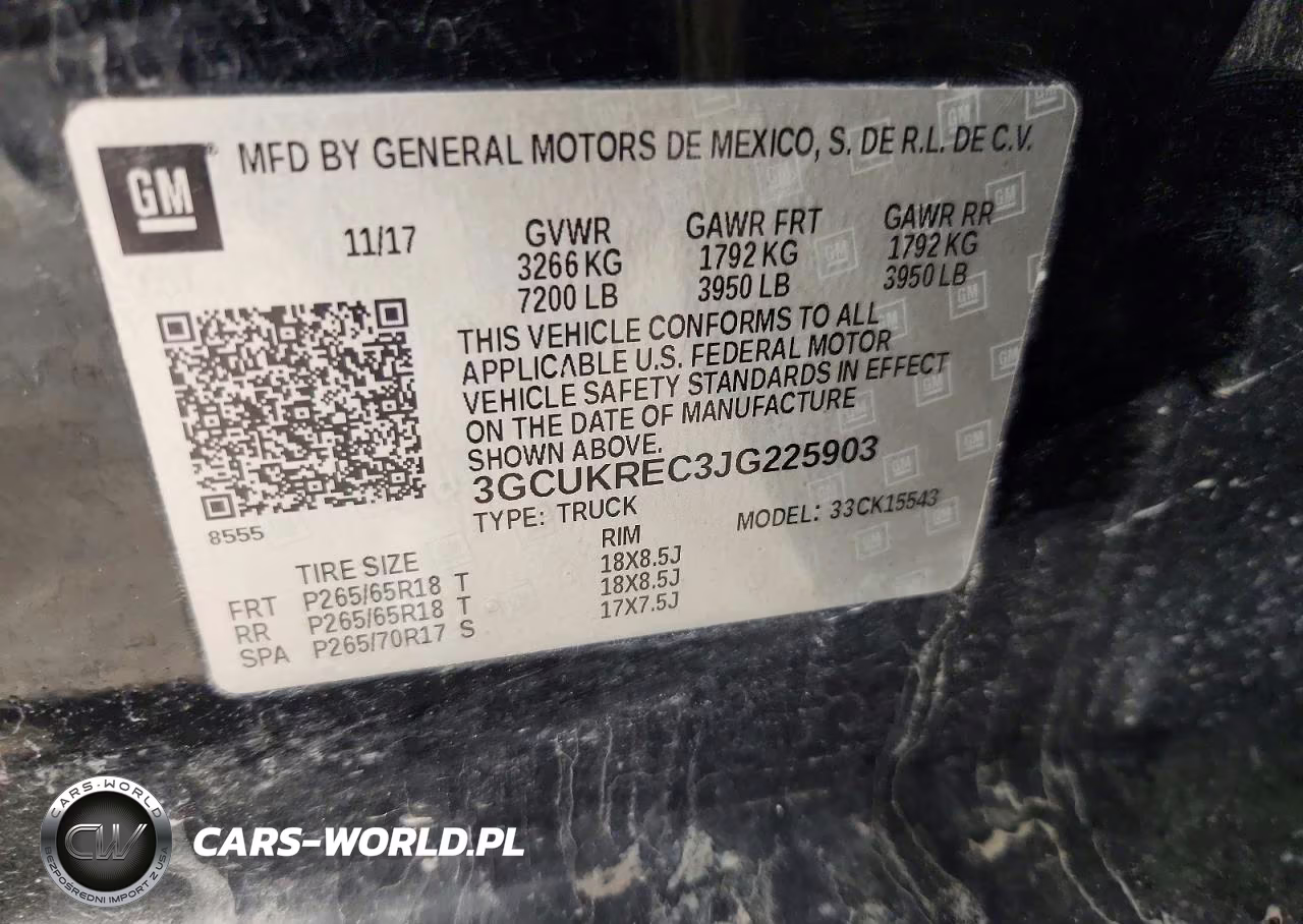 2018 Chevrolet Silverado K1500 Lt VIN:3GCUKREC3JG225903 - 12