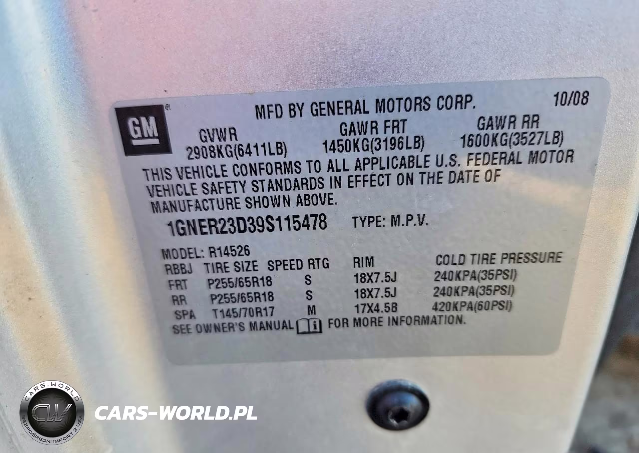 2009 Chevrolet Traverse Lt VIN:1GNER23D39S115478 - 13