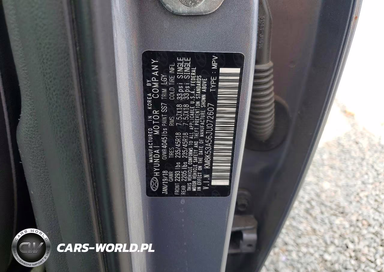 2018 Hyundai Kona Ultimate VIN:KM8K53A56JU072607 - 12