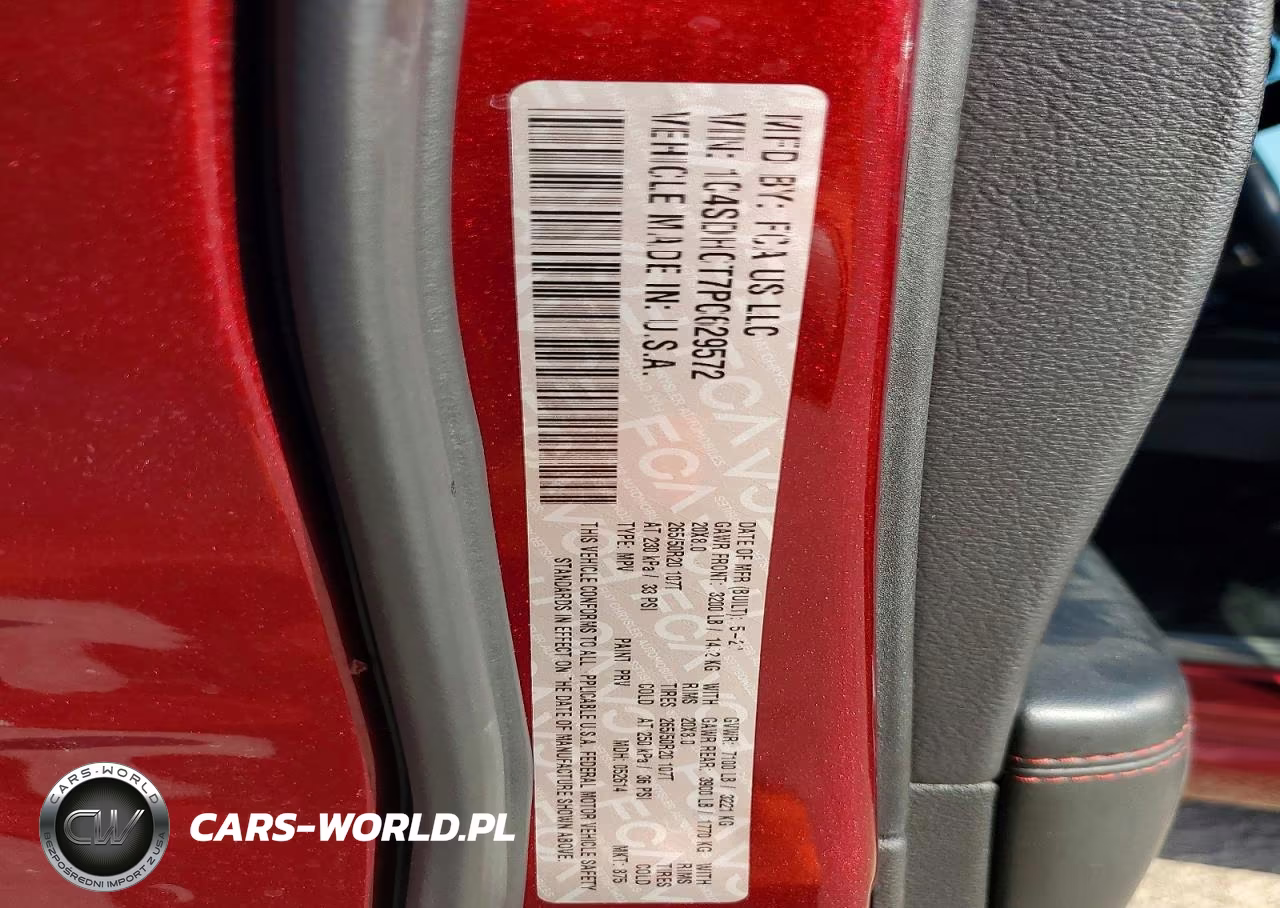 2023 Dodge Durango R-T VIN:1C4SDHCT7PC629572 - 13