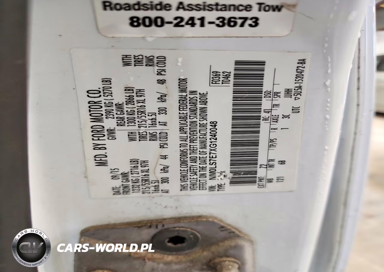 2016 Ford Transit Connect Xl Delivery Van VIN:NM0LS7E7XG1240048 - 12