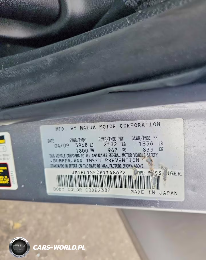 2010 Mazda 3 I VIN:JM1BL1SF0A1148622 - 13