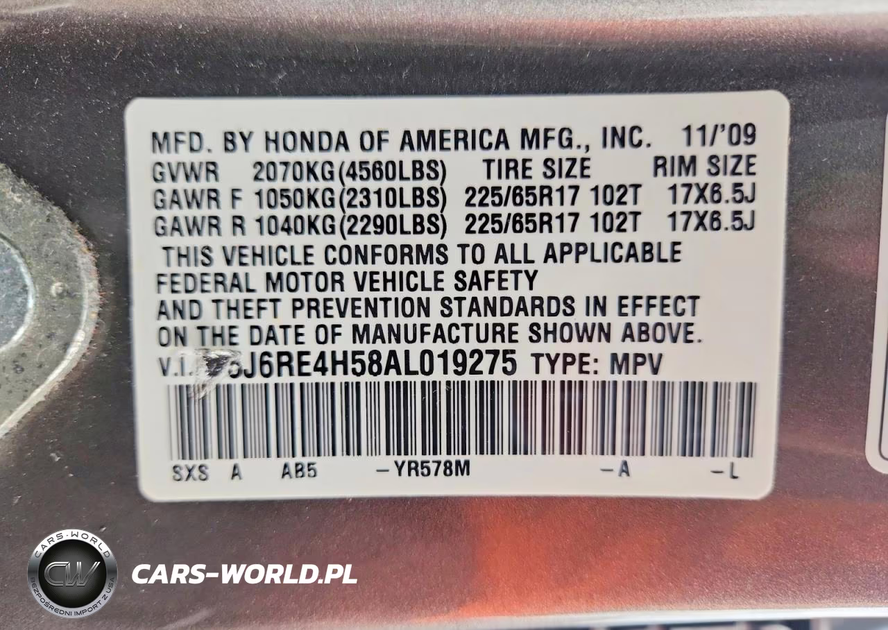 2010 Honda Cr-V Ex VIN:5J6RE4H58AL019275 - 14