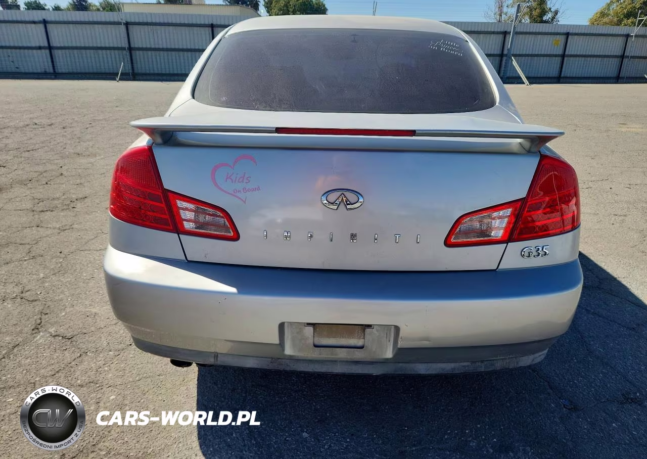 2004 Infiniti G35 VIN:JNKCV51E24M601591 - 6