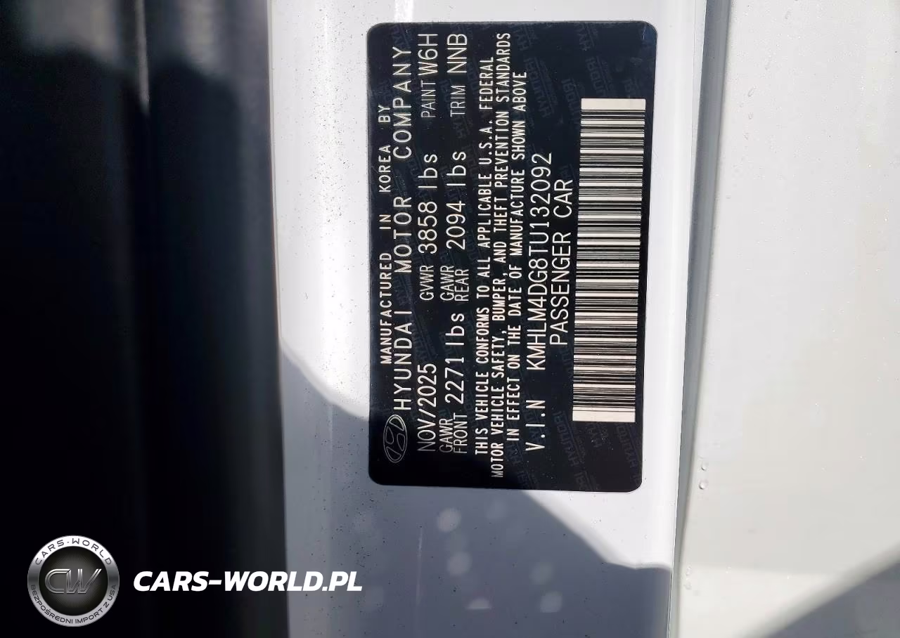 2026 Hyundai Elantra Sel Sport VIN:KMHLM4DG8TU132092 - 13