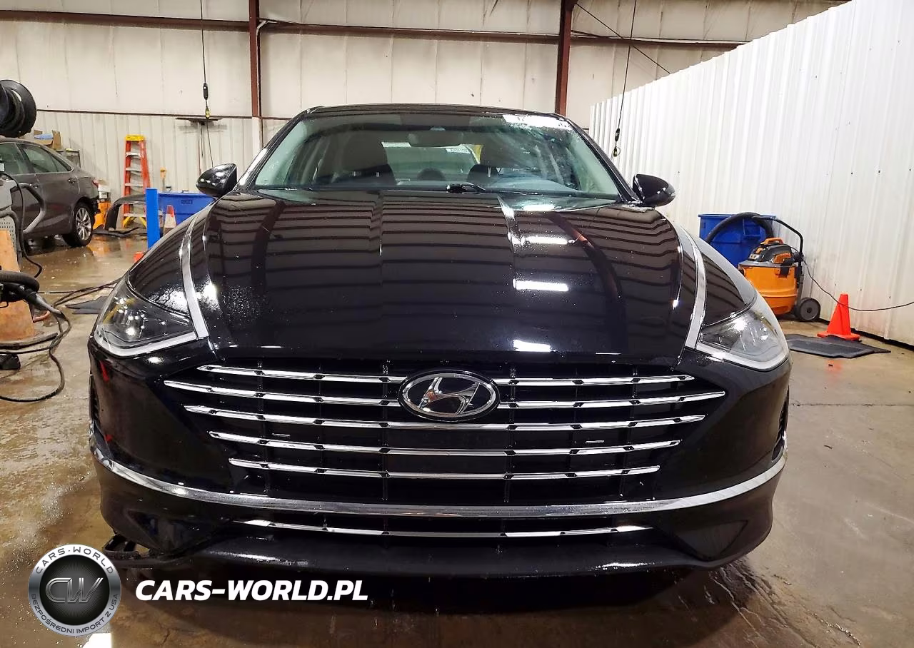 2021 Hyundai Sonata Hybrid Blue VIN:KMHL24JJ3MA018395 - 5