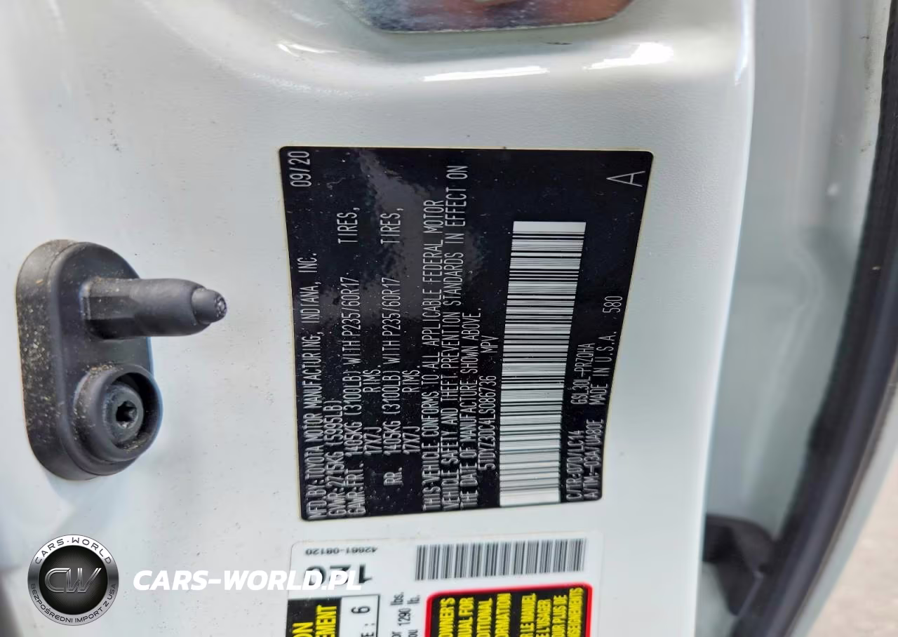 2020 Toyota Sienna Xle VIN:5TDYZ3DC4LS086736 - 13