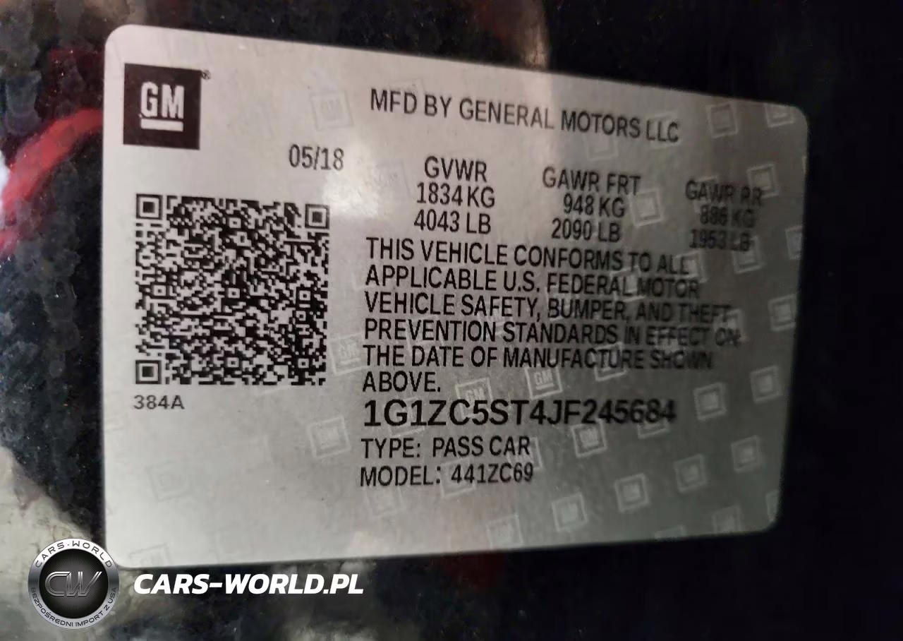2018 Chevrolet Malibu Ls VIN:1G1ZC5ST4JF245684 - 12