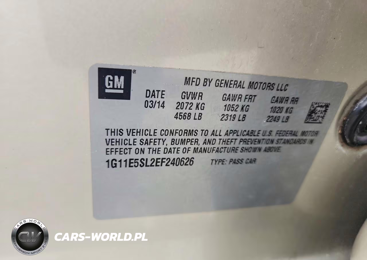 2014 Chevrolet Malibu 2Lt VIN:1G11E5SL2EF240626 - 12