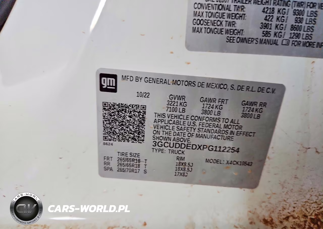 2023 Chevrolet Silverado K1500 Lt VIN:3GCUDDEDXPG112254 - 12