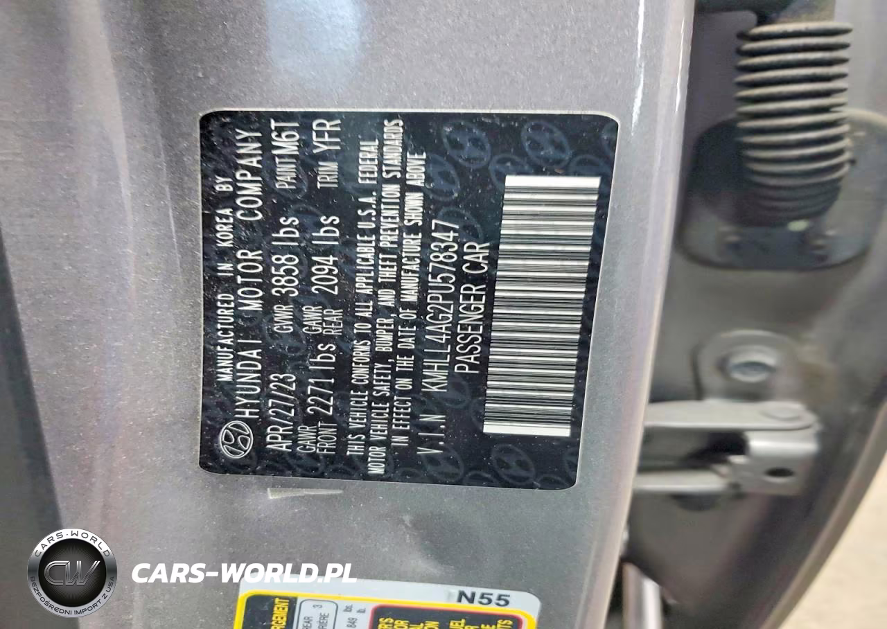 2023 Hyundai Elantra Se VIN:KMHLL4AG2PU578347 - 12