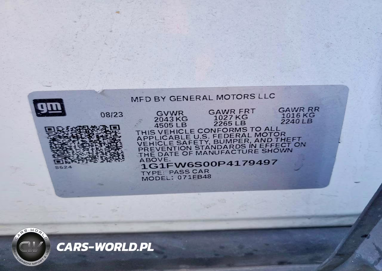 2023 Chevrolet Bolt Ev 1Lt VIN:1G1FW6S00P4179497 - 14