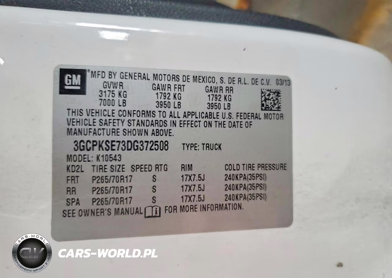 2013 Chevrolet Silverado K1500 Lt VIN:3GCPKSE73DG372508 - 14