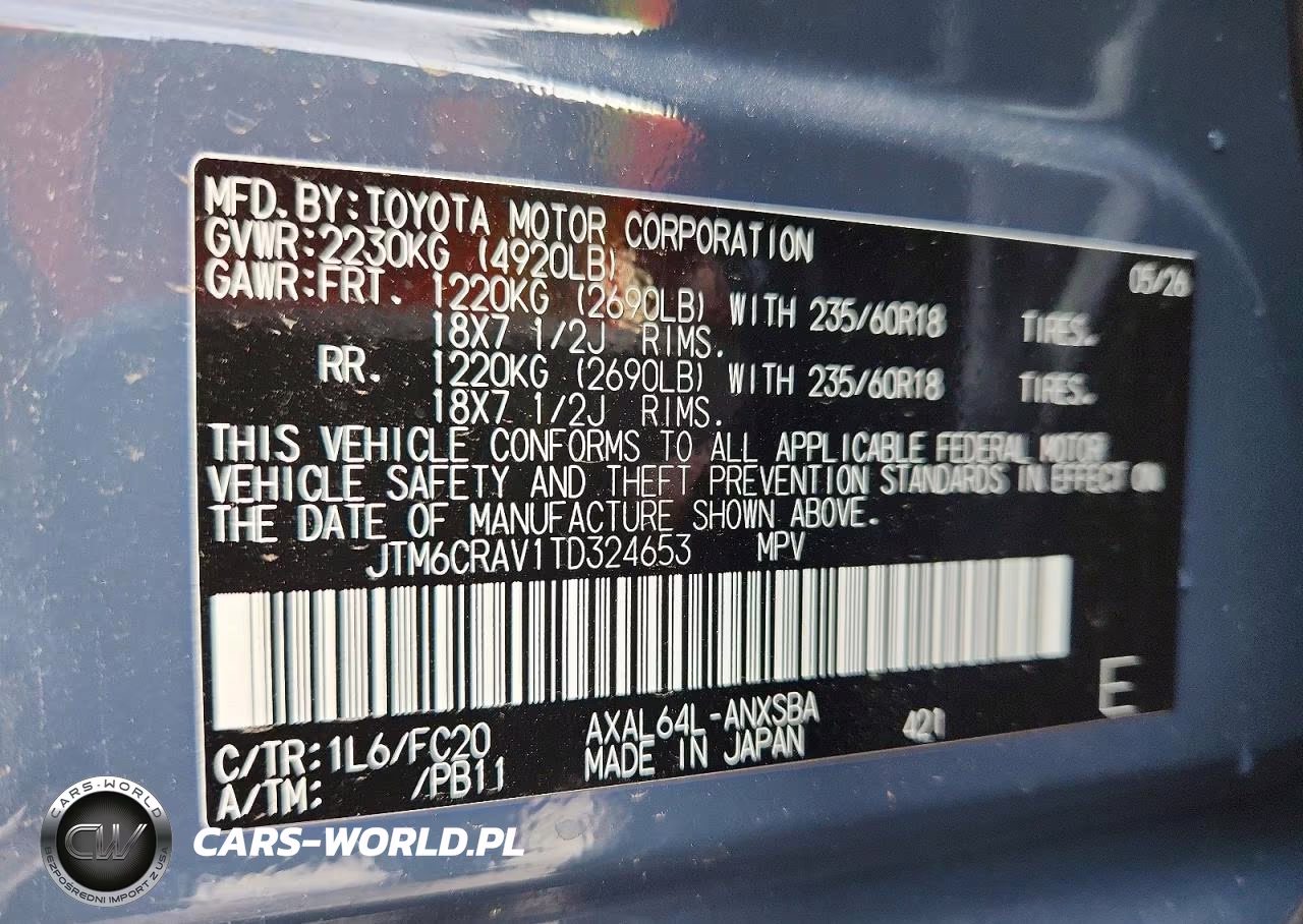 2026 Toyota Rav4 Se VIN:JTM6CRAV1TD324653 - 14