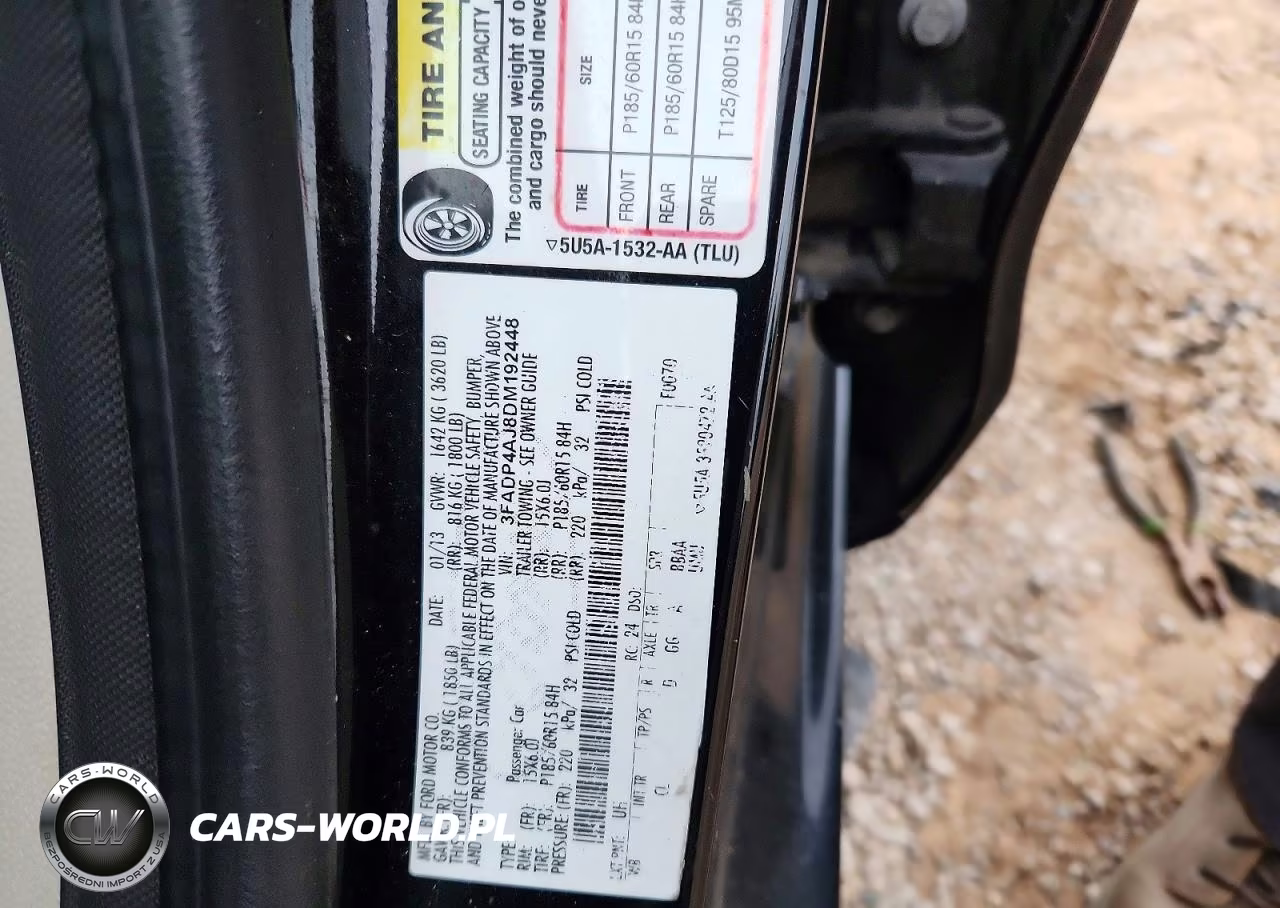 2013 Ford Fiesta S VIN:3FADP4AJ8DM192448 - 12