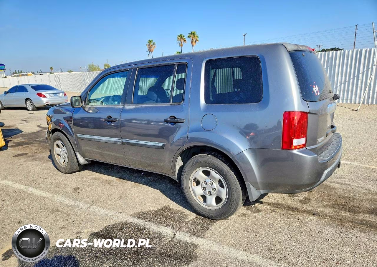 2010 Honda Pilot Lx VIN:5FNYF3H29AB012062 - 2