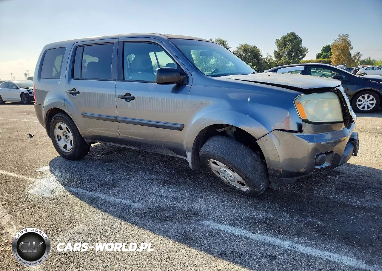 2010 Honda Pilot Lx VIN:5FNYF3H29AB012062 - 4