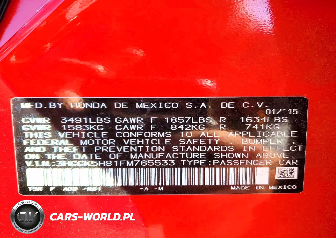 2015 Honda Fit Ex VIN:3HGGK5H81FM765533 - 13