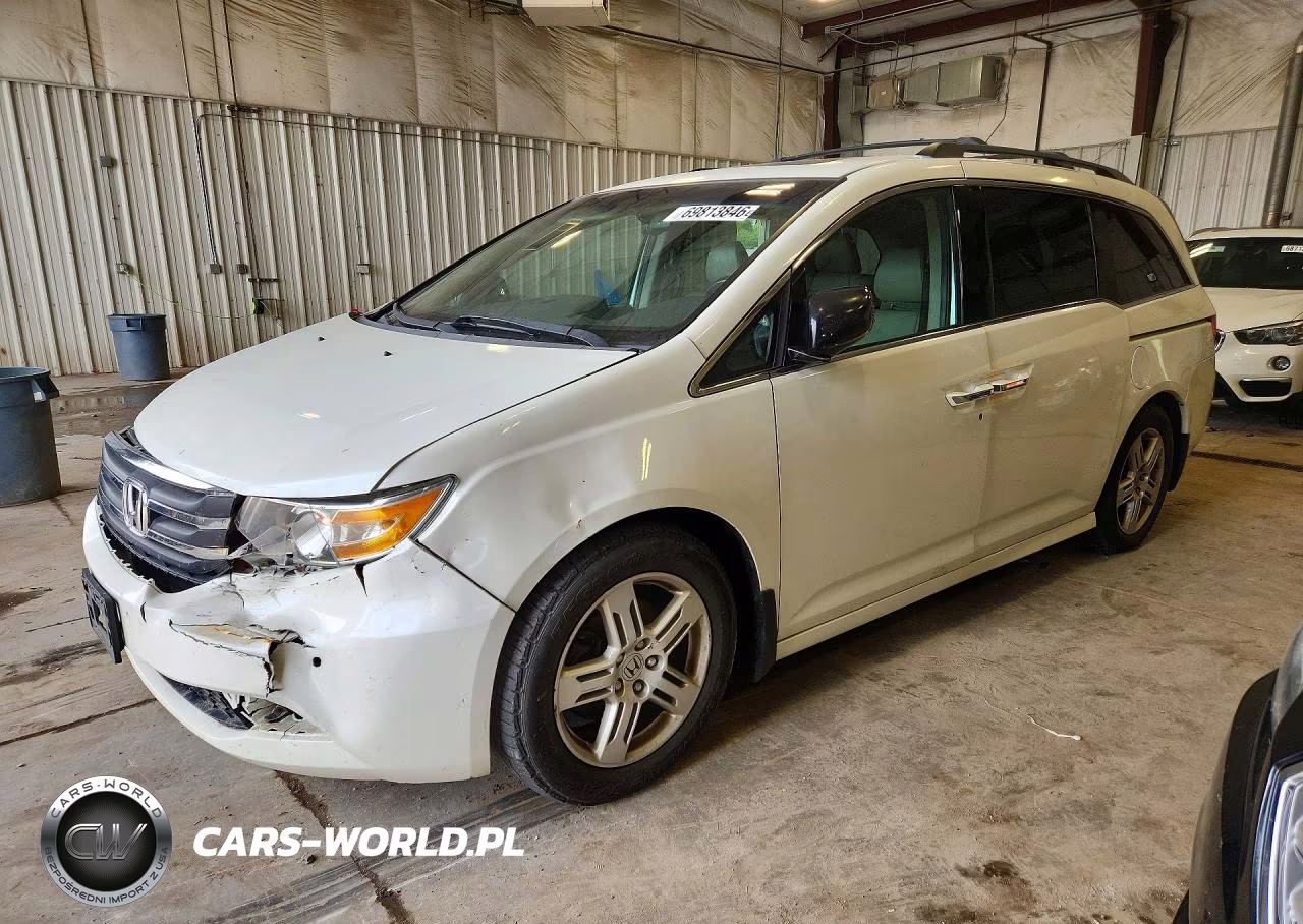 2013 Honda Odyssey Touring VIN:5FNRL5H93DB059372 - 1