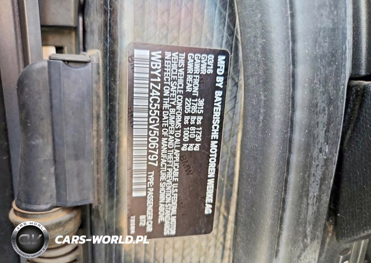 2016 BMW I3 Rex VIN:WBY1Z4C55GV506797 - 13