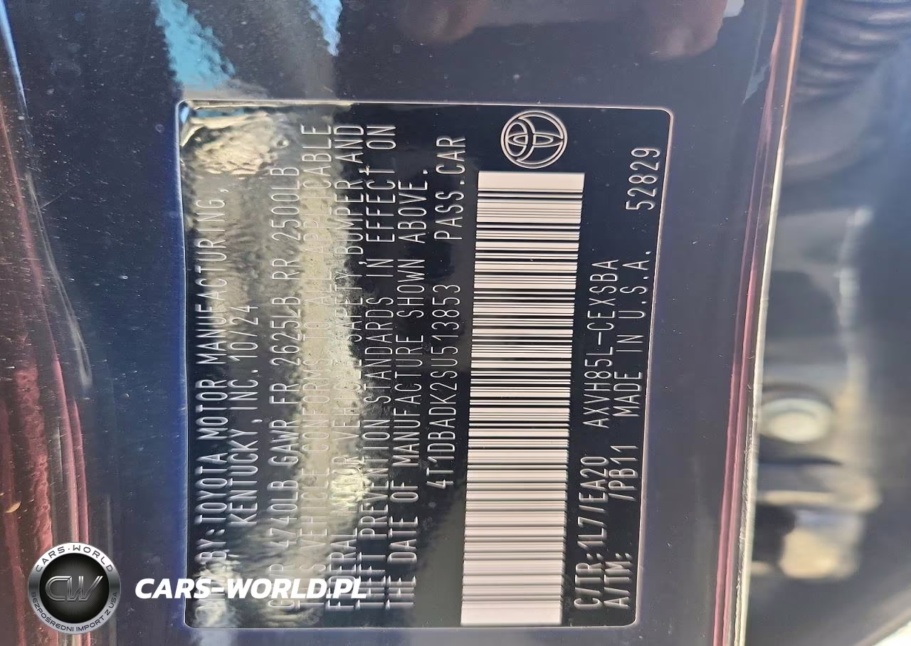 2025 Toyota Camry Se VIN:4T1DBADK2SU513853 - 12