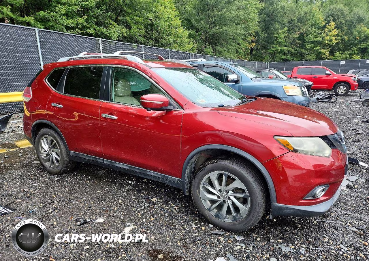 2015 Nissan Rogue Sl VIN:5N1AT2MV1FC892341 - 4
